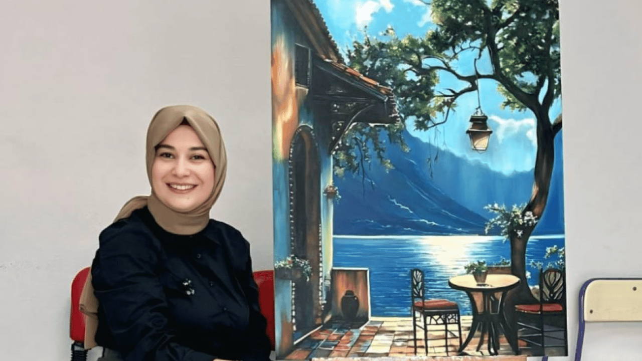 Foto - Züleyha Uflaz, çocukluk hayalini mesleğe dönüştürdü! Çizdiği eserlerle ilham veriyor