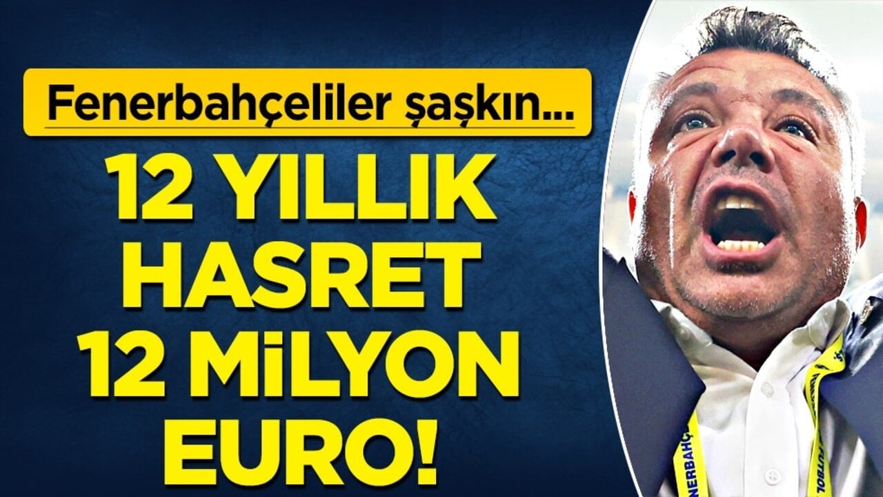 12 yıllık hasret 12 milyon euro! Başkan Sadettin Saran çıldırdı! Yok artık