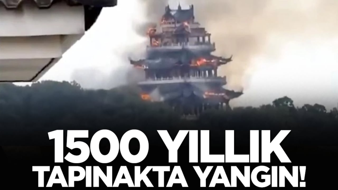 1500 Yıllık tapınakta yangın!