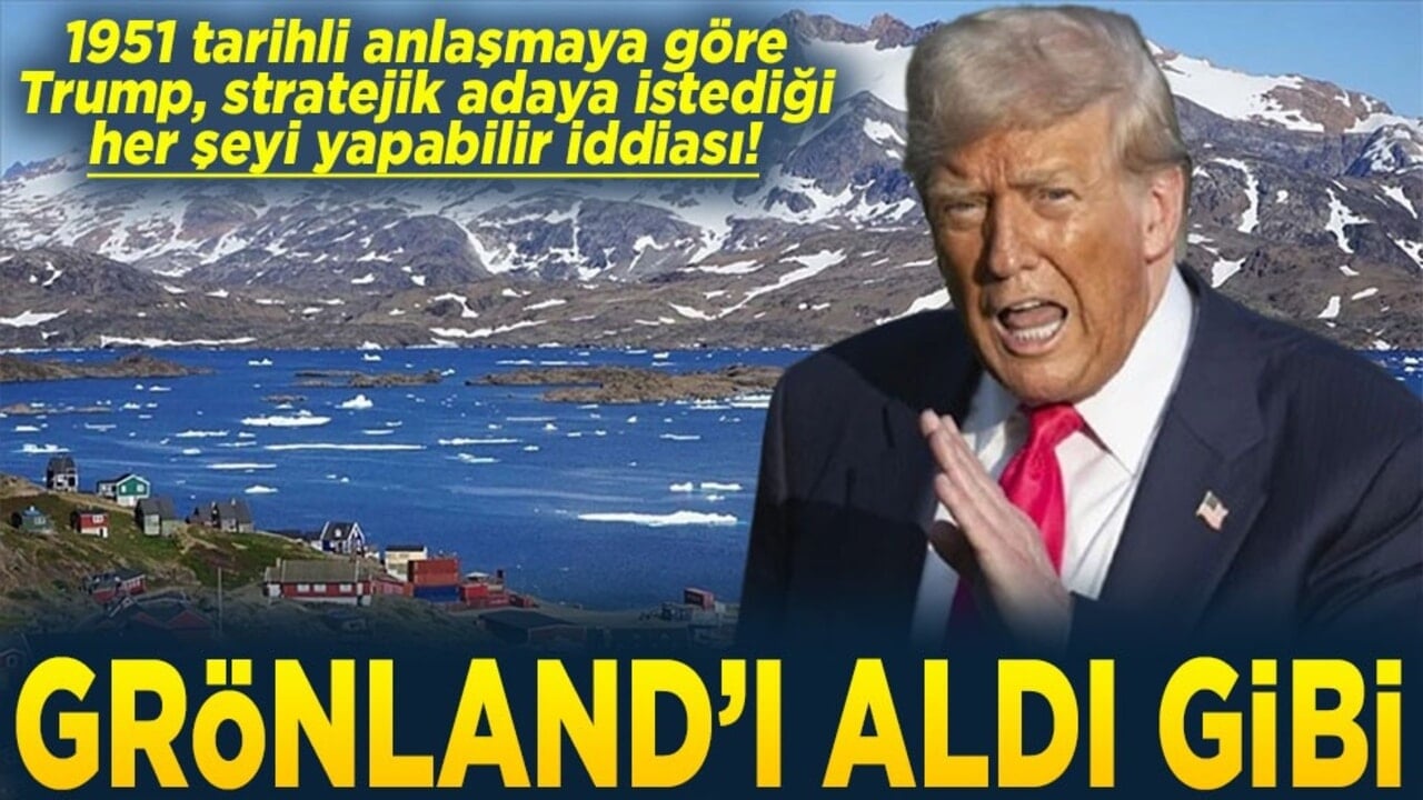 1951 tarihli anlaşmaya göre Trump, Grönland'da istediği her şeyi yapabilir iddiası! Grönland'ı aldı gibi