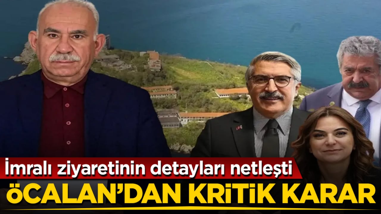 2 saat 50 dakikalık İmralı ziyaretinin detayları netleşti! Öcalan’dan kritik karar