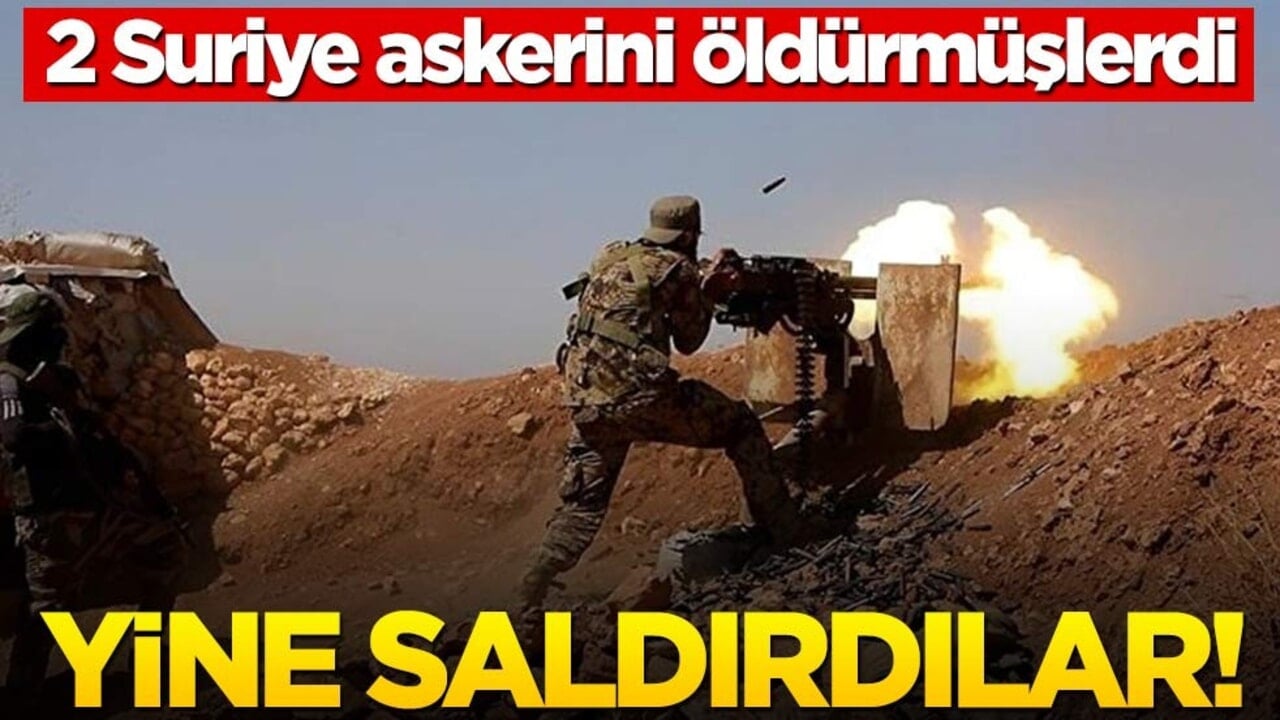 2 Suriye askeri öldürülmüştü… SDG yine saldırdı!