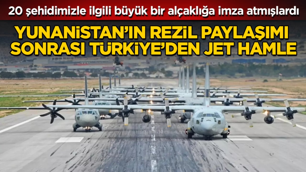 20 şehidimizle ilgili büyük bir alçaklığa imza atmışlardı! Yunanistan’ın rezil paylaşımı sonrası Türkiye’den jet hamle 