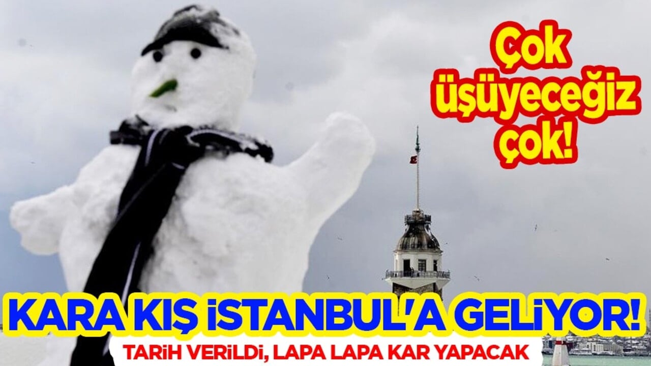 2026 çok soğuk geçecek çok... Kara kış İstanbul'a geliyor! Tarih verildi, lapa lapa kar yapacak
