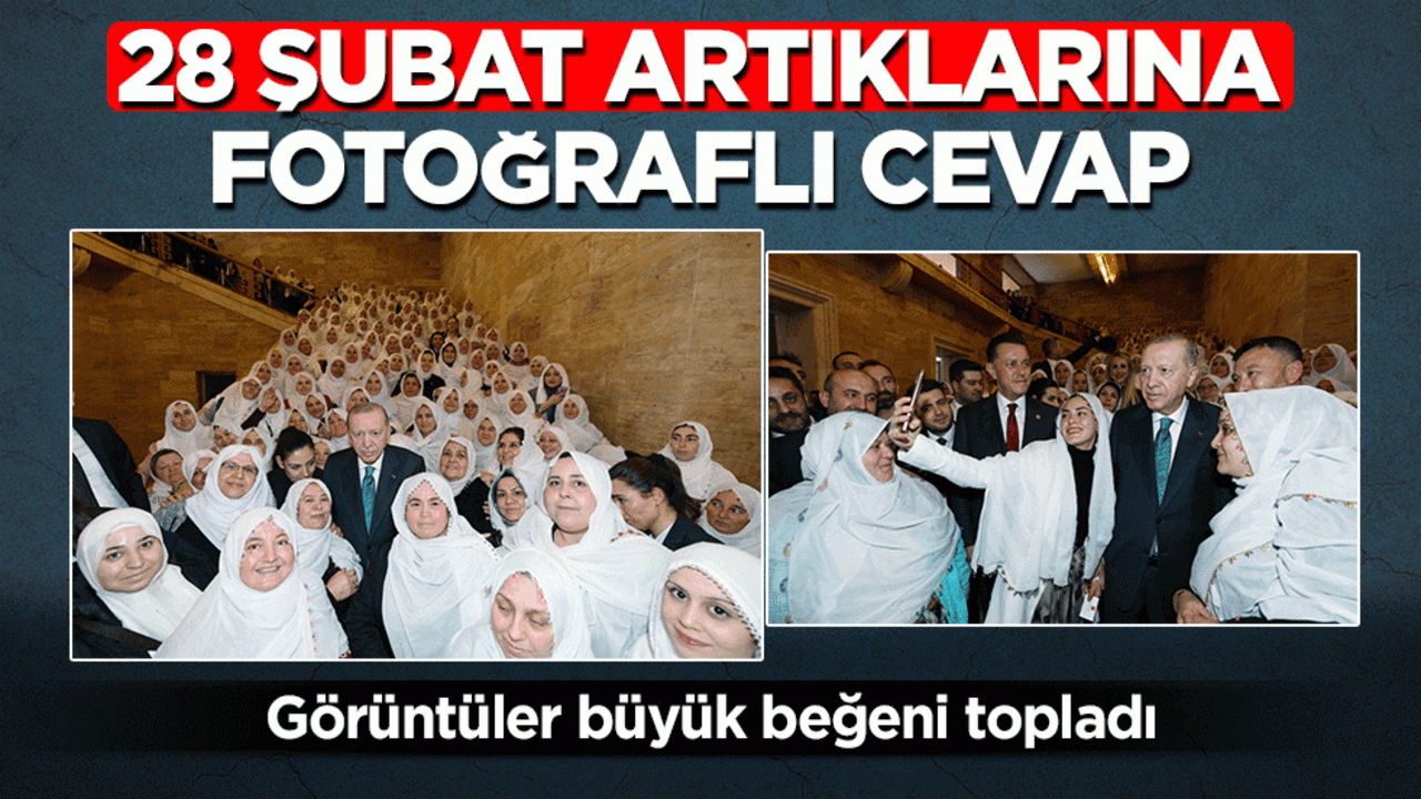 28 Şubat artıklarına fotoğraflı cevap: Görüntüler büyük beğeni topladı