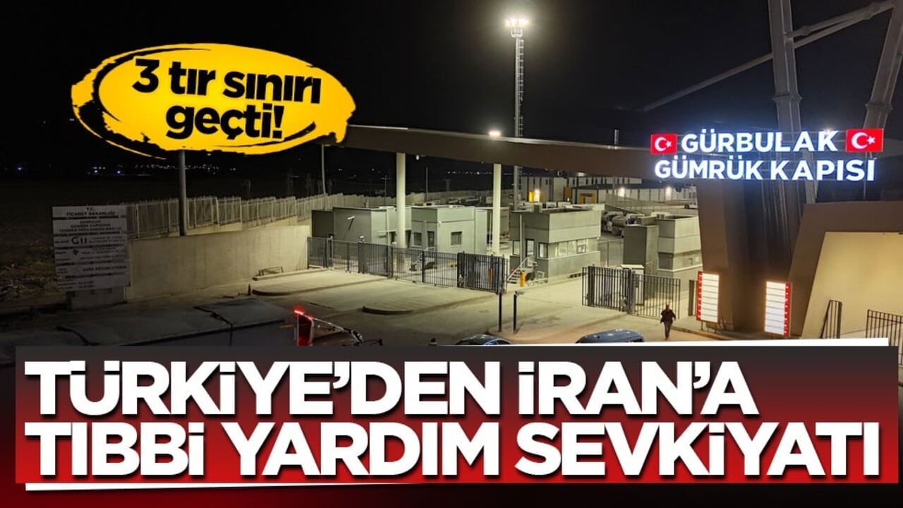 3 tır sınırı geçti! Türkiye’den İran’a tıbbi yardım sevkiyatı