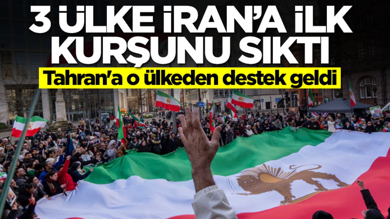 3 ülke İran'a karşı ilk kurşunu sıktı! Tahran'a o ülkeden destek geldi