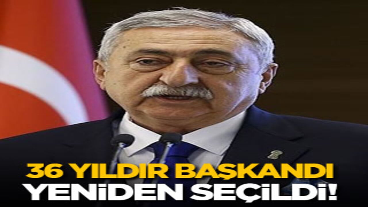 36 yıldır başkandı! Bendevi Palandöken yeniden seçildi