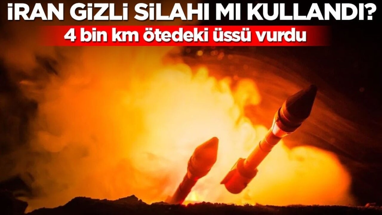 4 bin km ötedeki üssü vurdu! İran gizli silahı mı kullandı?