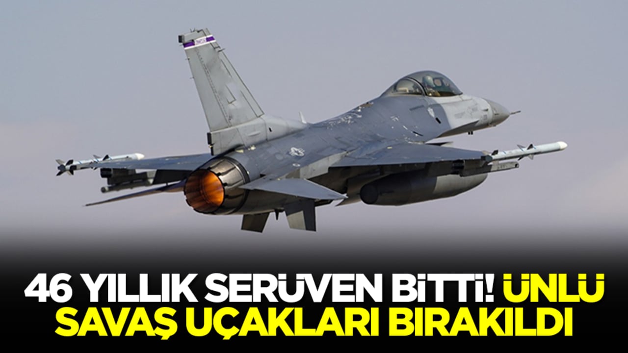 46 yıllık serüven bir anda bitti: Ünlü savaş uçakları bırakıldı
