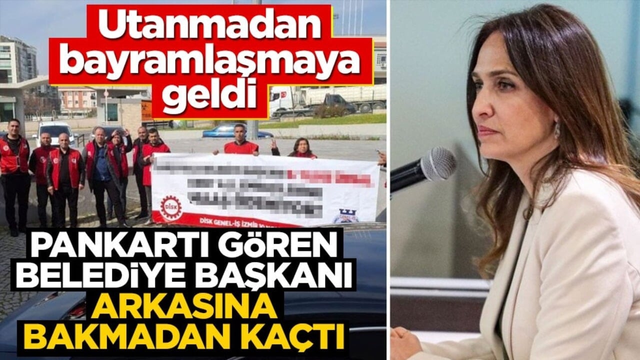 8 aydır maaş alamayan işçiler CHP'li Belediye Başkanı'nı protesto ettiler