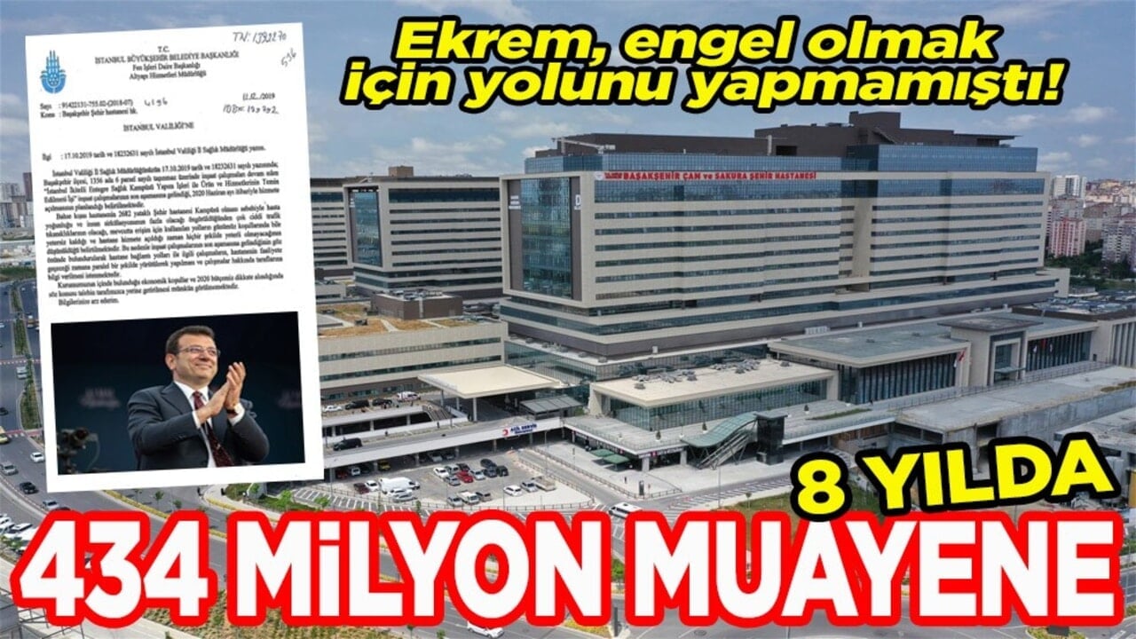 8 yılda 434 milyon muayene