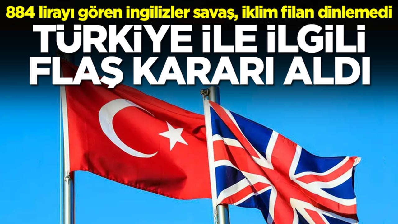 884 lirayı gören İngilizler Türkiye için harekete geçti