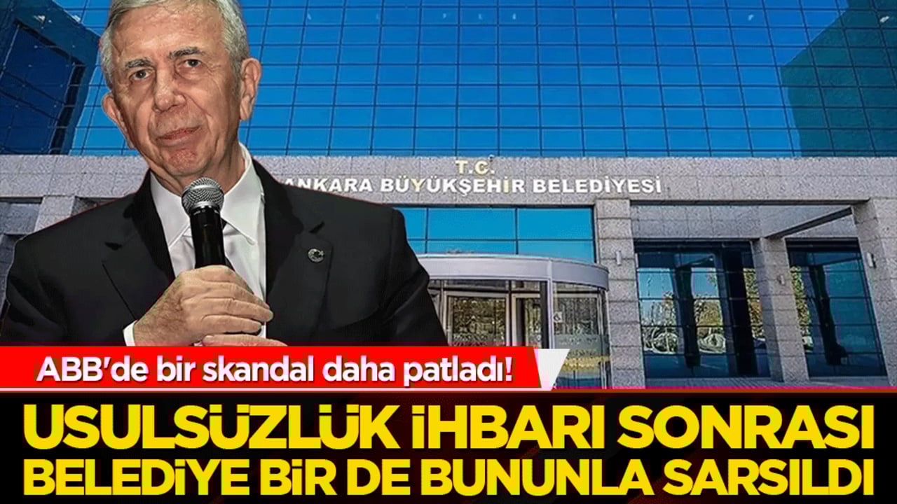 ABB'de skandal Usulsüzlük ihbarı sonrası belediye bir de bununla sarsıldı