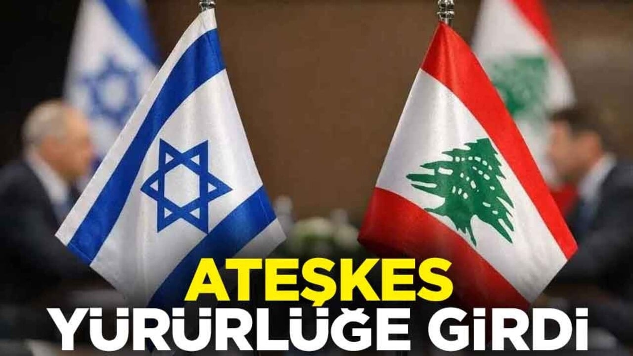 ABD Başkanı Trump duyurmuştu! İsrail ile Lübnan arasındaki ateşkes yürürlüğe girdi