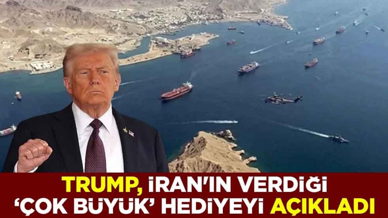 ABD Başkanı Trump, İran'ın verdiği "çok büyük" hediyeyi açıkladı