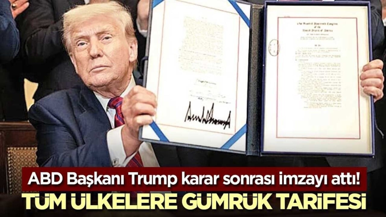 ABD Başkanı Trump karar sonrası imzayı attı! Tüm ülkelere yüzde 10 gümrük tarifesi