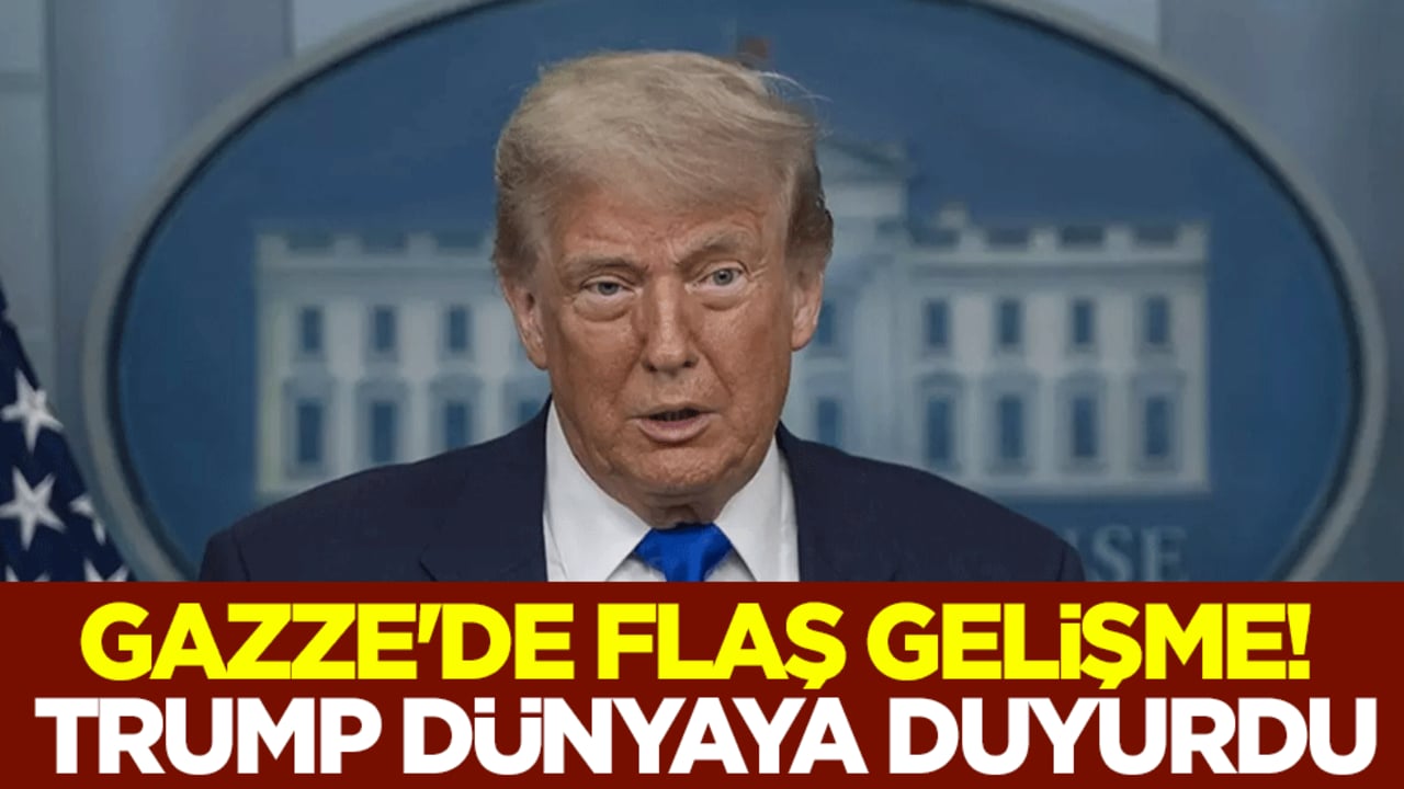 ABD Başkanı Trump'tan dünyaya Gazze duyurusu