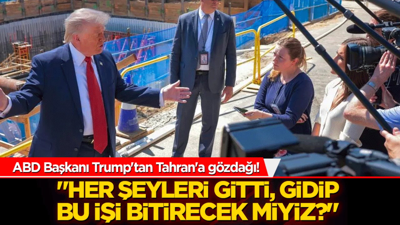 ABD Başkanı Trump'tan Tahran'a gözdağı! "Her şeyleri gitti, gidip bu işi bitirecek miyiz?"