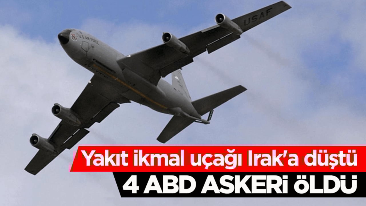 ABD duyurdu! Irak'ta düşen uçakta 4 asker öldü