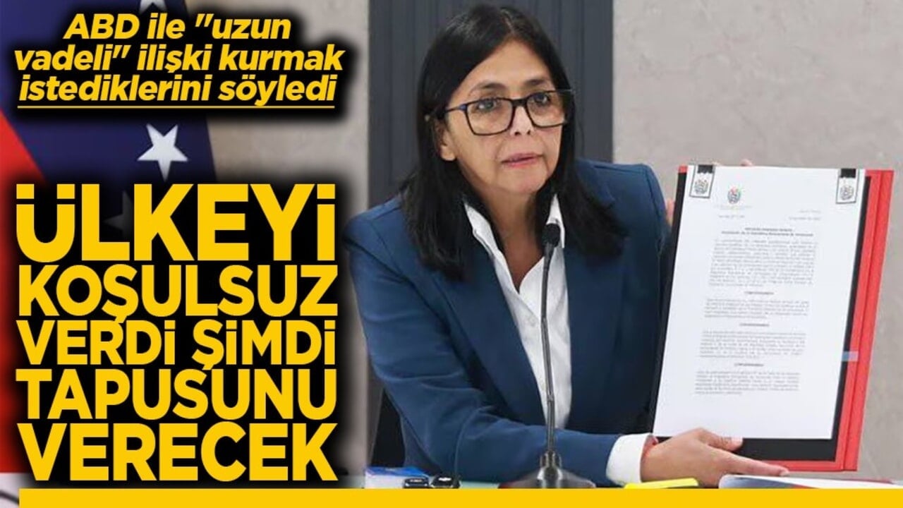 ABD ile "uzun vadeli" ilişki kurmak istediklerini söyledi Ülkeyi koşulsuz verdi şimdi tapusunu verecek