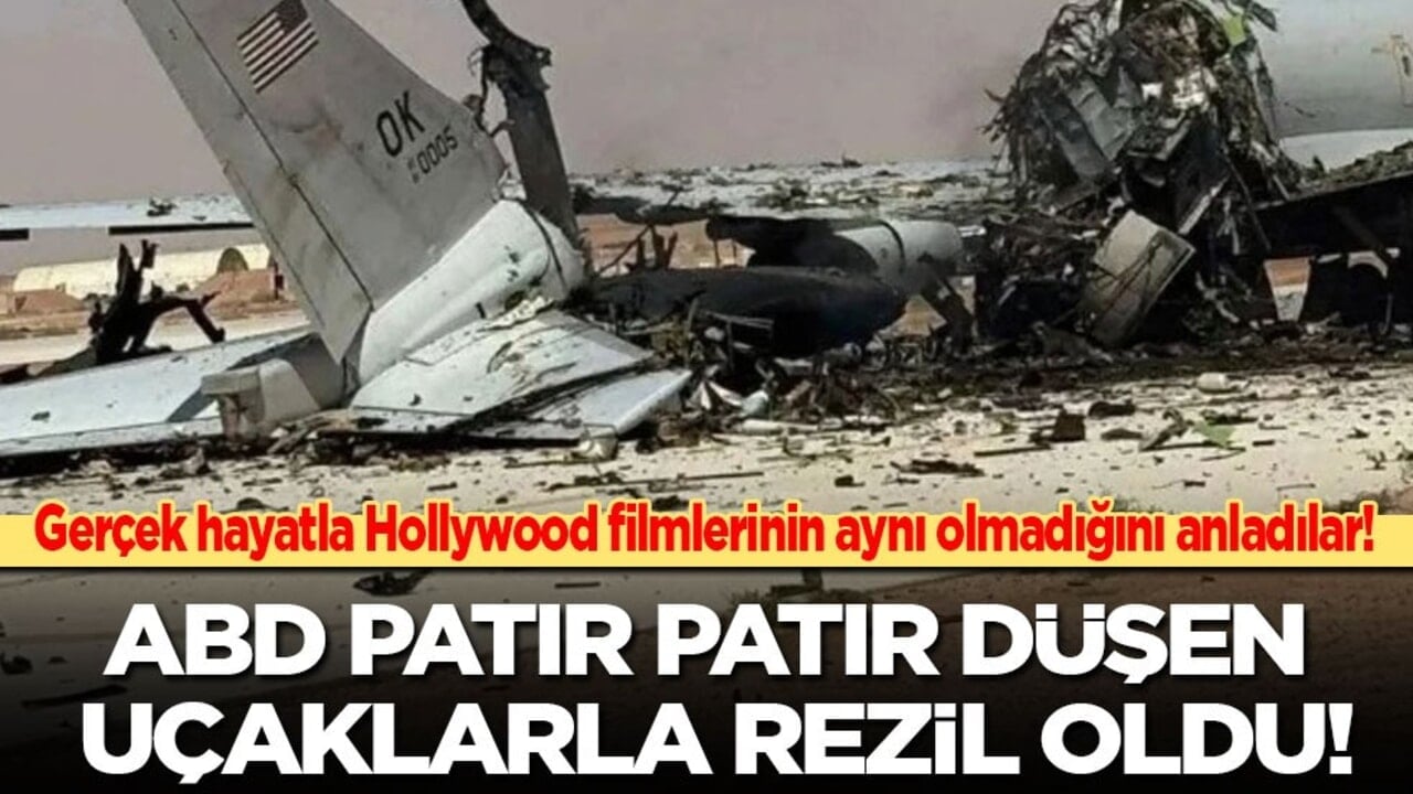 ABD patır patır düşen uçaklarla rezil oldu! Gerçek hayatla Hollywood filmlerinin aynı olmadığını anladılar!