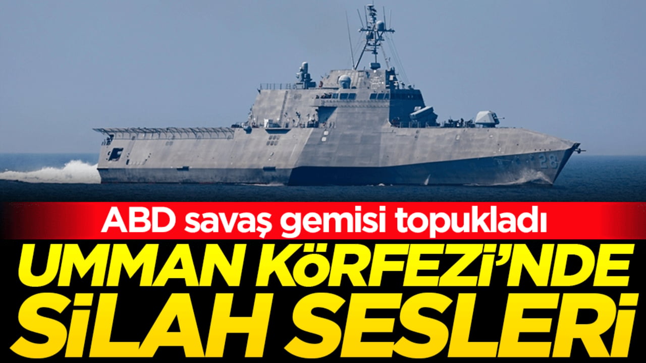 ABD savaş gemisi topukladı! Umman körfezinde silah sesleri!