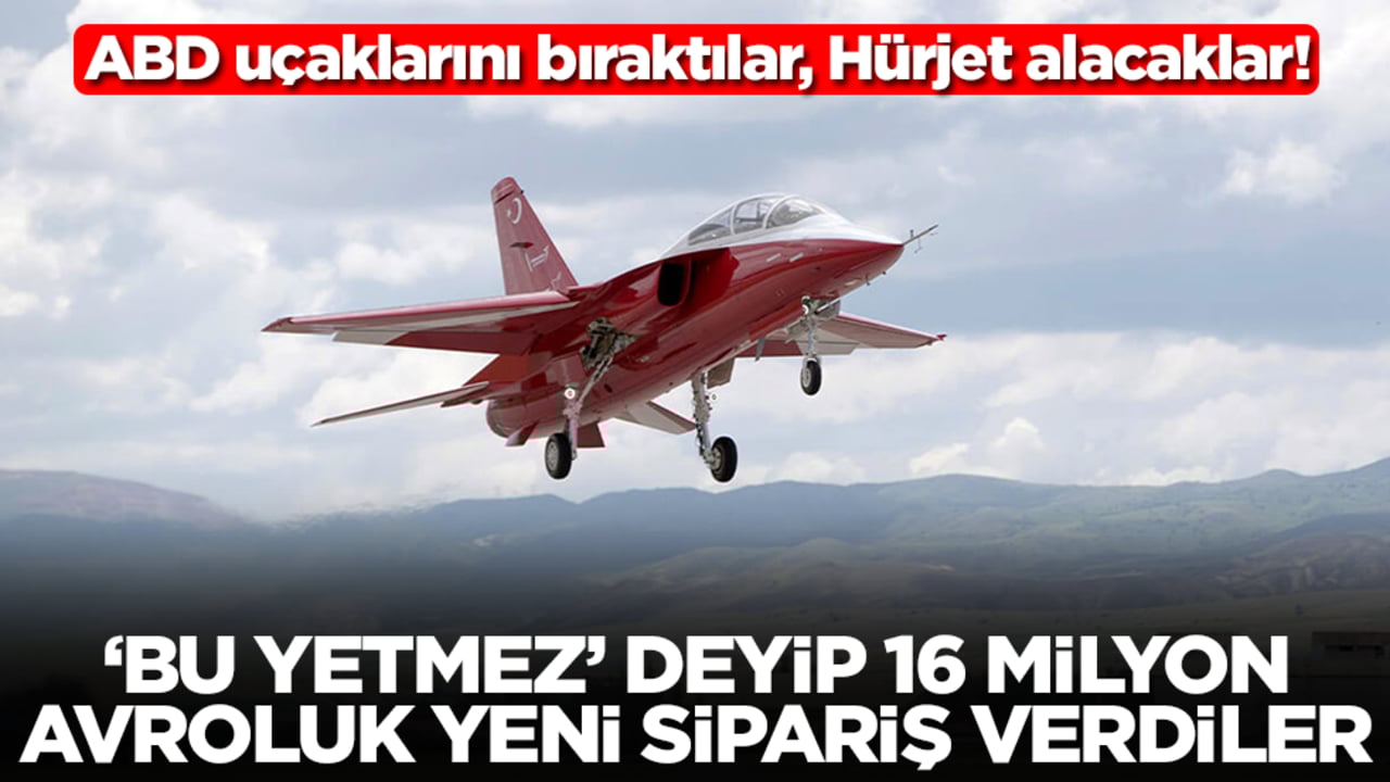 ABD uçaklarını bıraktılar, Hürjet alacaklar! 'Bu yetmez' deyip Türkiye ile 16 milyon avroluk yeni anlaşma yaptılar