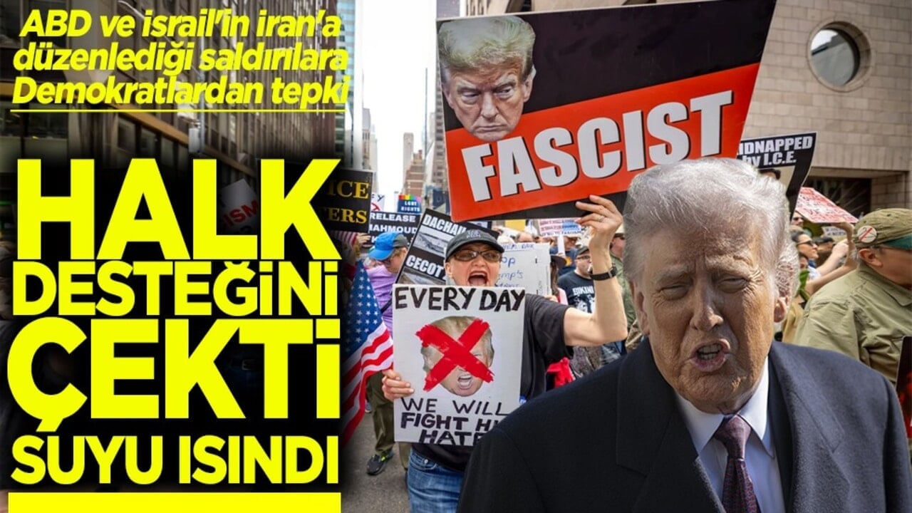 ABD ve İsrail'in İran'a düzenlediği saldırılara Demokratlardan tepki Halk desteğini çekti suyu ısındı