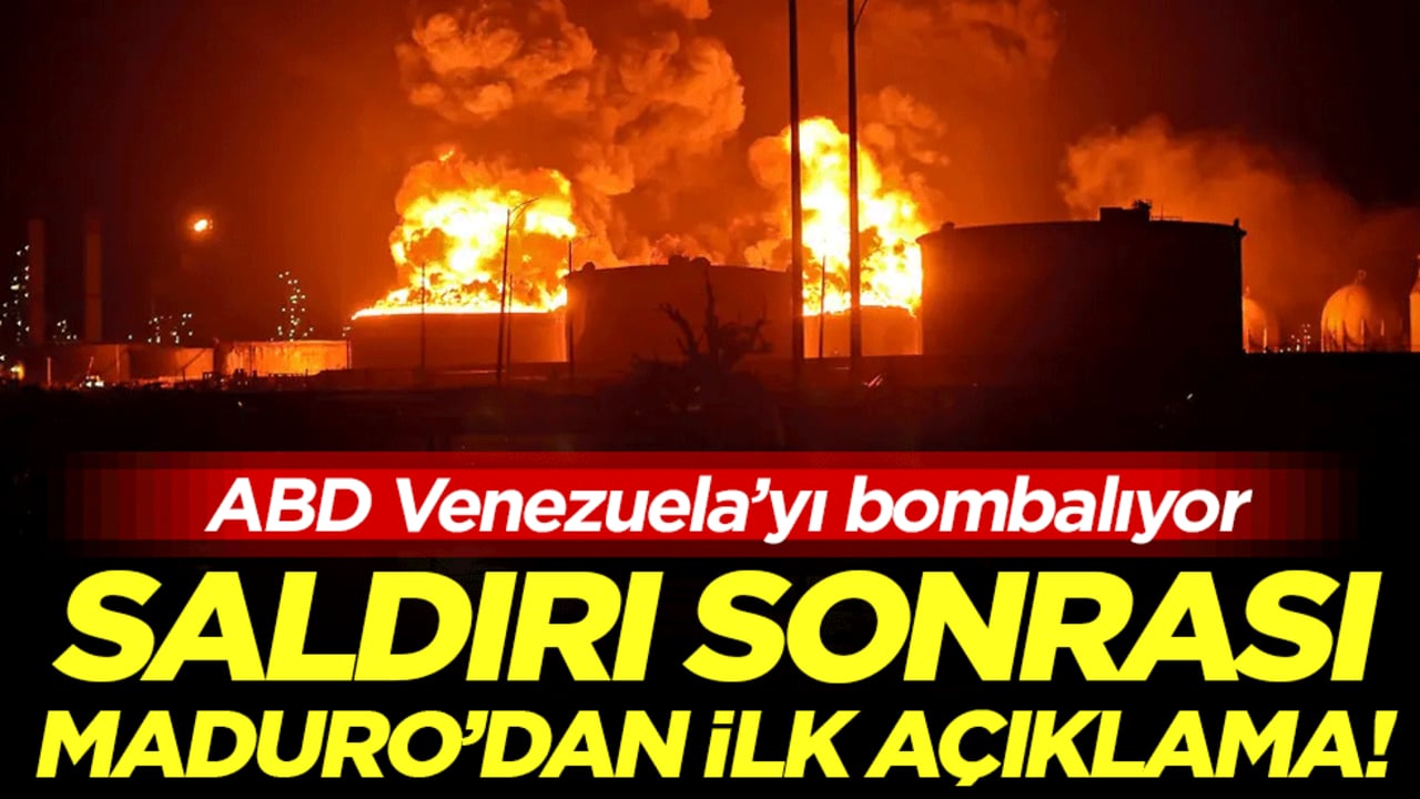 ABD Venezuella'yı bombalıyor: İlk açıklama geldi!