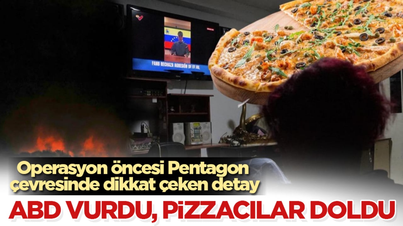 ABD vurdu, pizzacılar doldu! Operasyon öncesi Pentagon çevresinde dikkat çeken detay