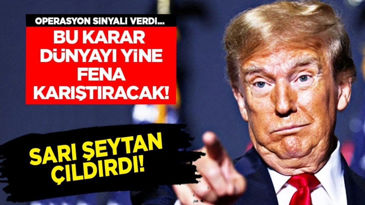 ABD yine dünyayı karıştırma peşinde... Trump: Yakında kara operasyonunu başlatıyoruz