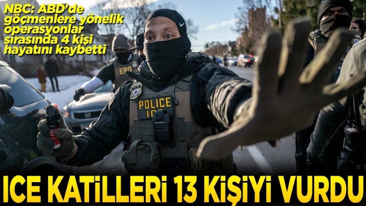 ABD'de göçmenlere yönelik operasyonlar sırasında 4 kişi hayatını kaybetti ICE katilleri 13 kişiyi vurdu