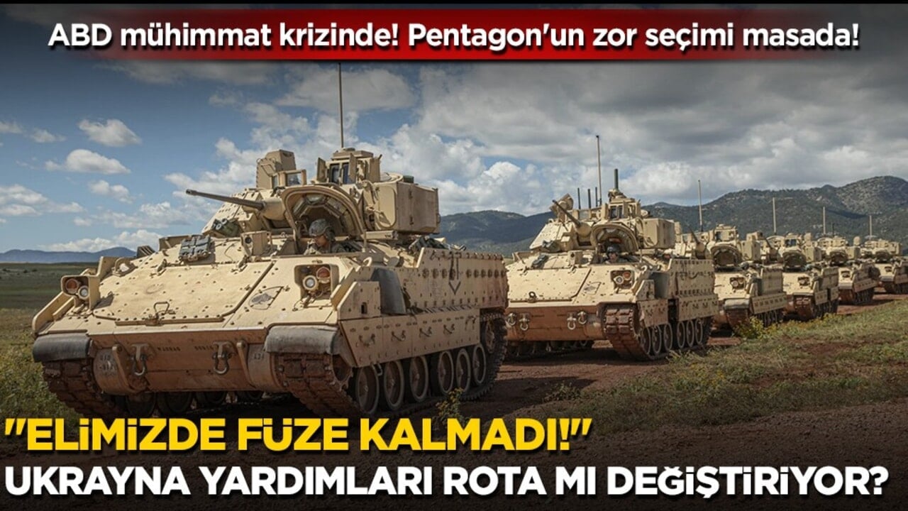 ABD'de mühimmat krizi: Ukrayna yardımları Orta Doğu'ya mı kaydırılıyor?