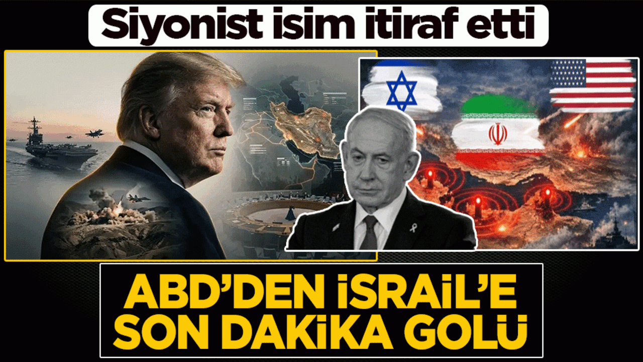 ABD'den İsrail'e son dakika golü! Siyonist isim itiraf etti