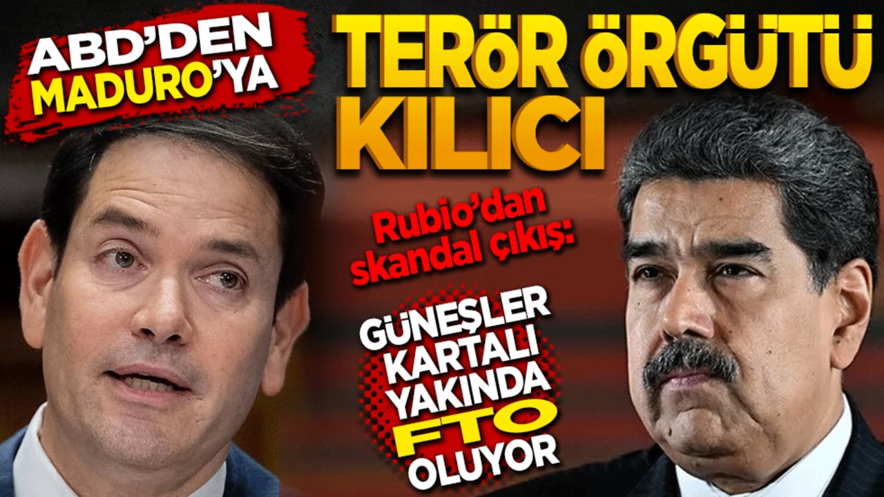 ABD’den Maduro’ya "Terör Örgütü kılıcı! Rubio’dan skandal çıkış: "Güneşler Karteli, 24 Kasım’da FTO oluyor!"