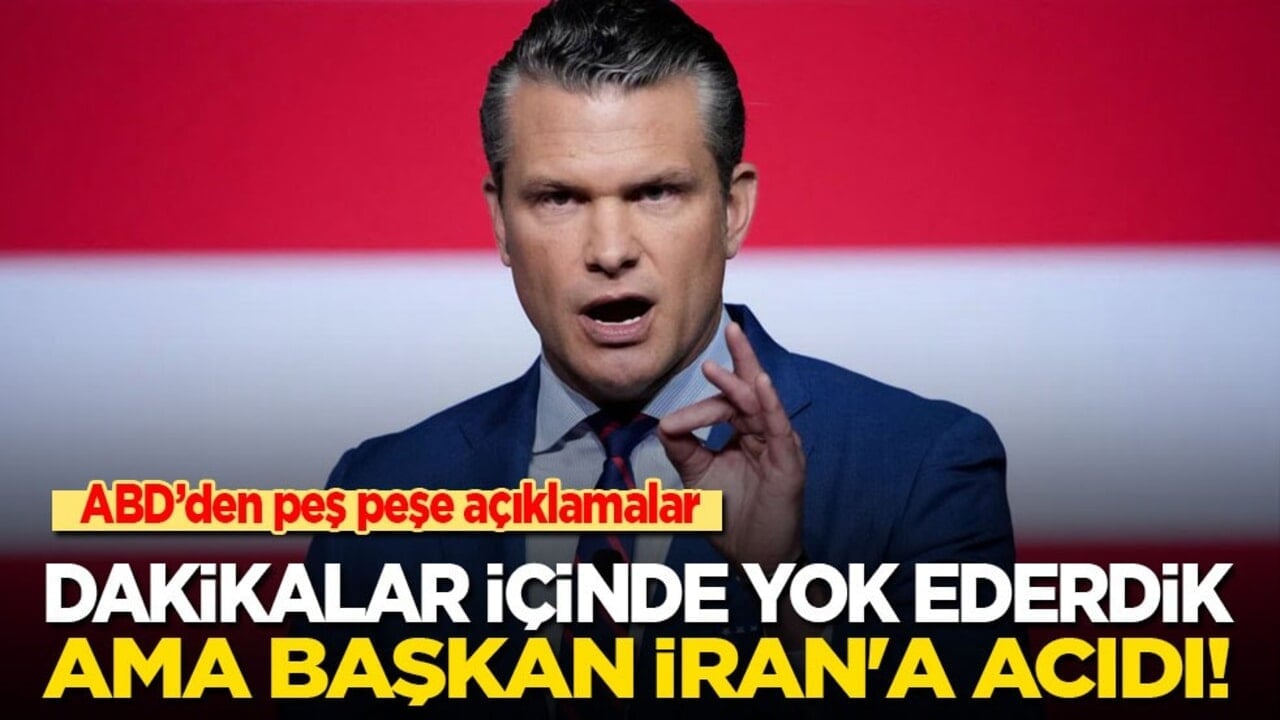 ABD’den peş peşe İran açıklamaları: Dakikalar içinde yok ederdik ama başkan İran'a acıdı