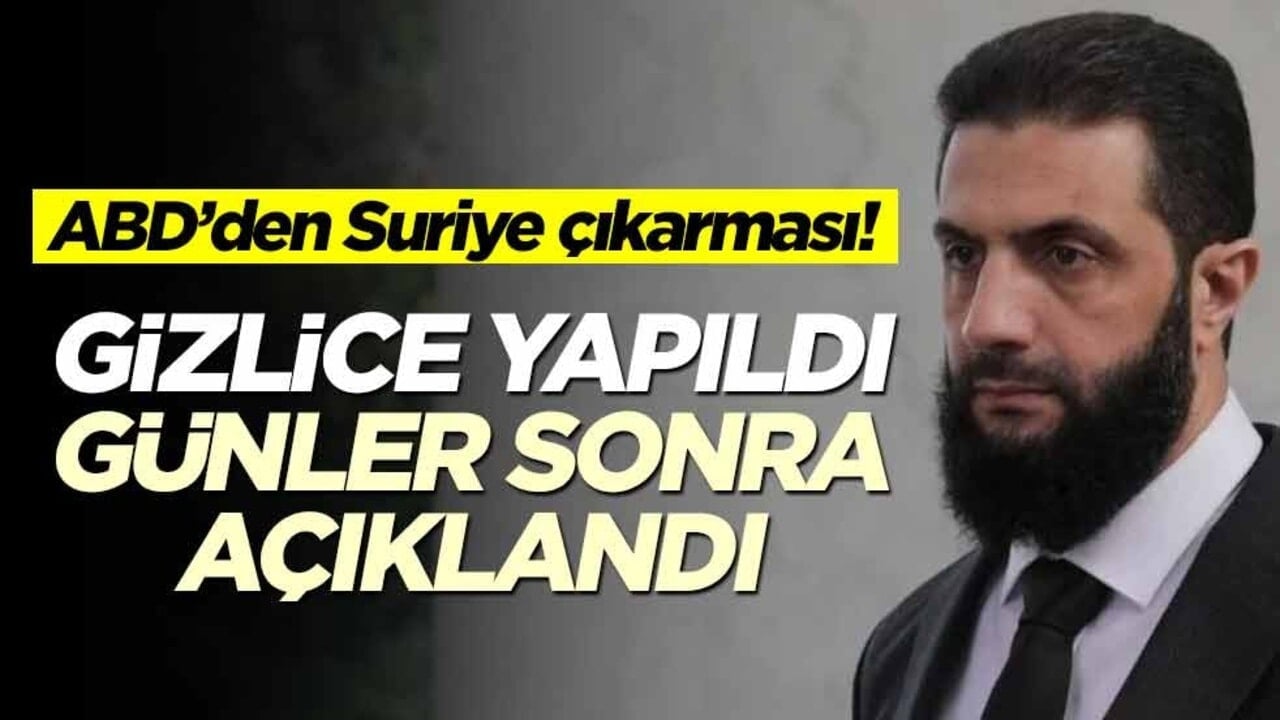 ABD'den Suriye çıkarması! Gizlice yapıldı, herkes günler sonra öğrendi