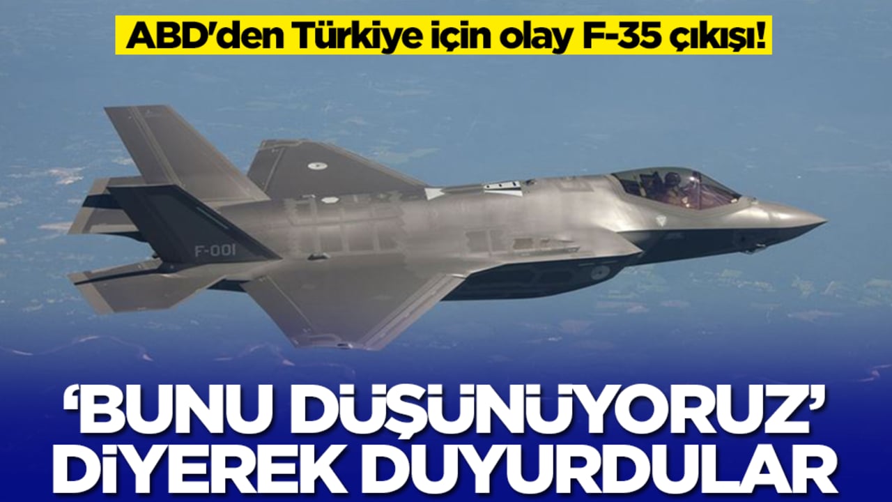 ABD'den Türkiye için olay F-35 çıkışı! 'Söz veriyoruz onlara karşı kullanmayacaklar' diyerek duyurdular
