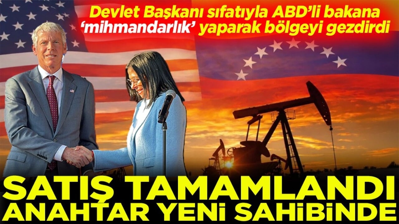  ABD’li bakana ‘mihmandarlık’ yaparak bölgeyi gezdirdi Satış tamamlandı anahtar yeni sahibinde