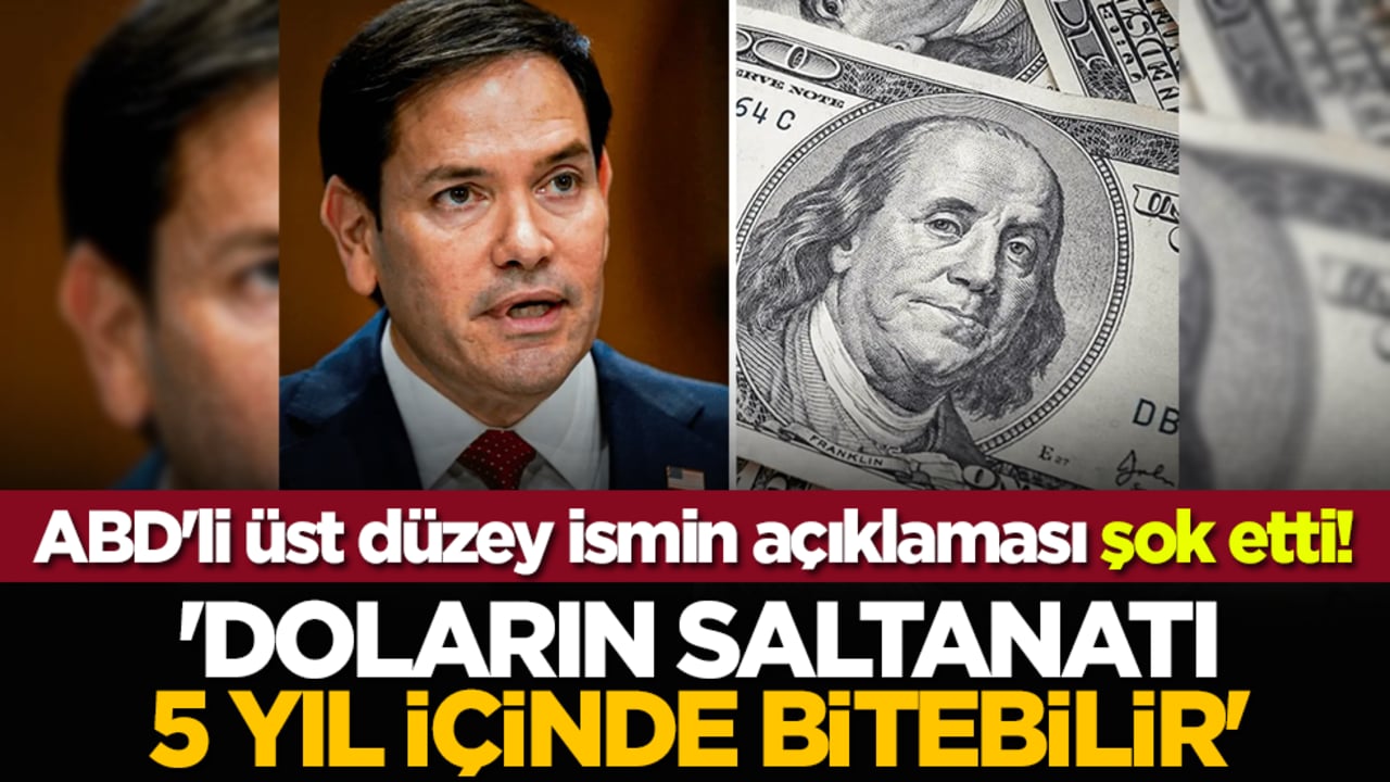 ABD'li üst düzey ismin açıklaması şok etti! 'Doların Saltanatı 5 Yıl İçinde Bitebilir'
