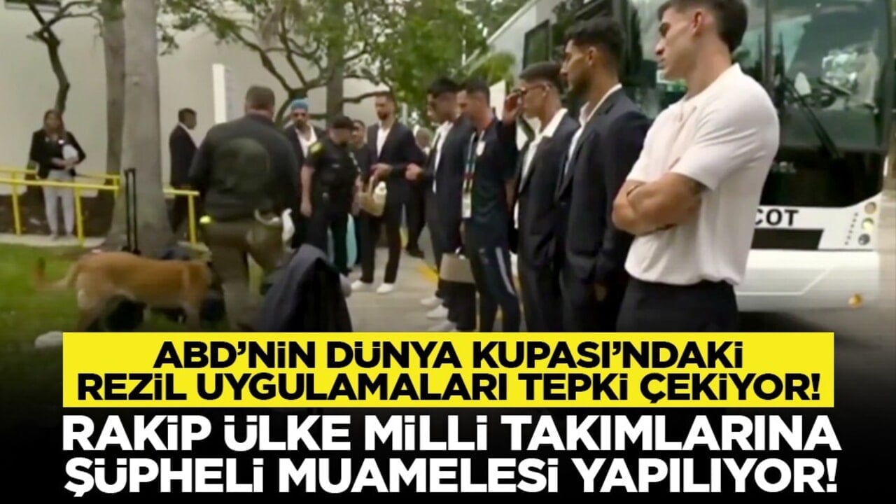 ABD’nin Dünya Kupası’ndaki rezil uygulamaları tepki çekiyor! Rakip ülke milli takımlarına şüpheli muamelesi yapılıyor!