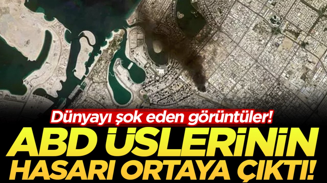 ABD'nin üslerinin hasarı ortaya çıktı! Dünyayı şok eden görüntüler!