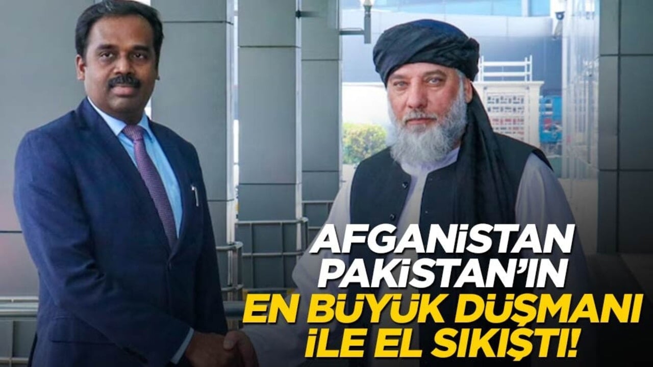 Afganistan, Pakistan’ın baş düşmanıyla el sıkıştı!