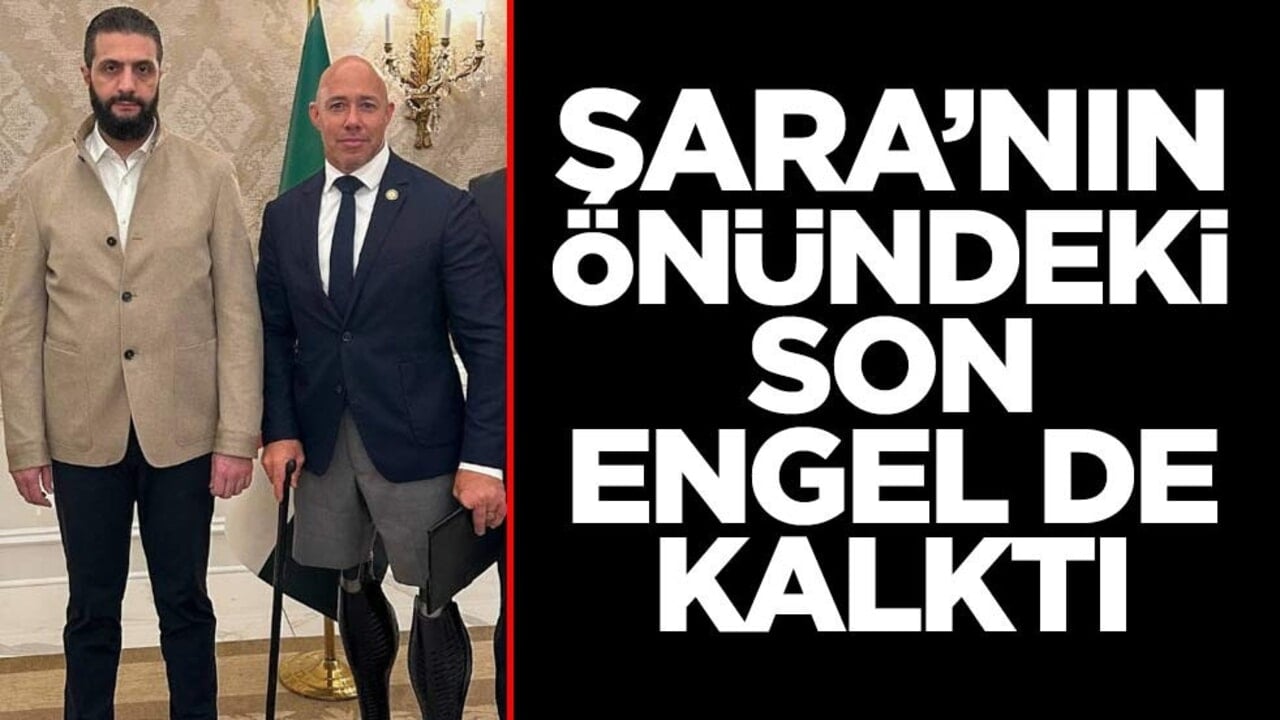 Ahmed Şara’nın önündeki son engel de kalktı!