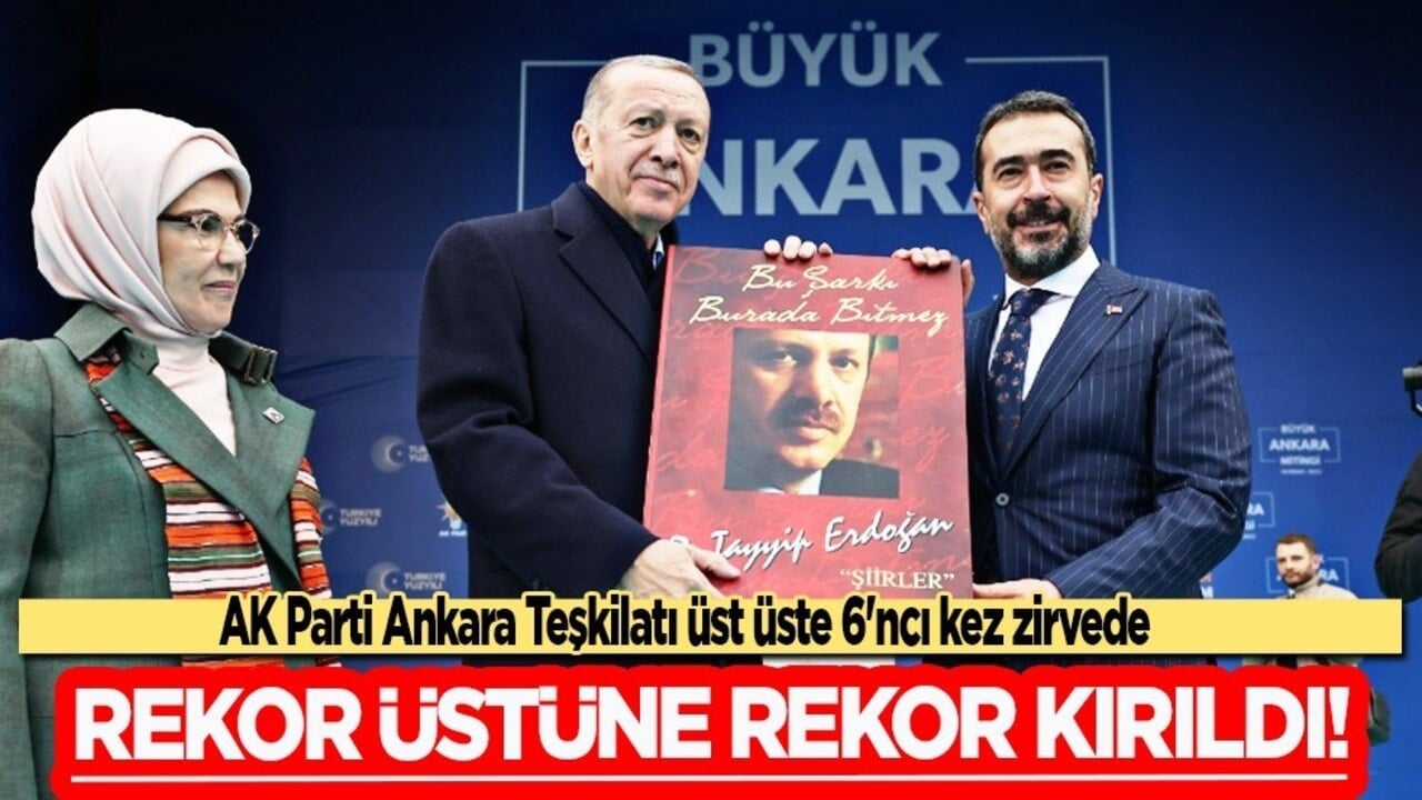 AK Parti Ankara teşkilatı üst üste 6'ncı kez zirvede: Üye rekoru... Üye sayısı 1 milyon 53 bini aştı 