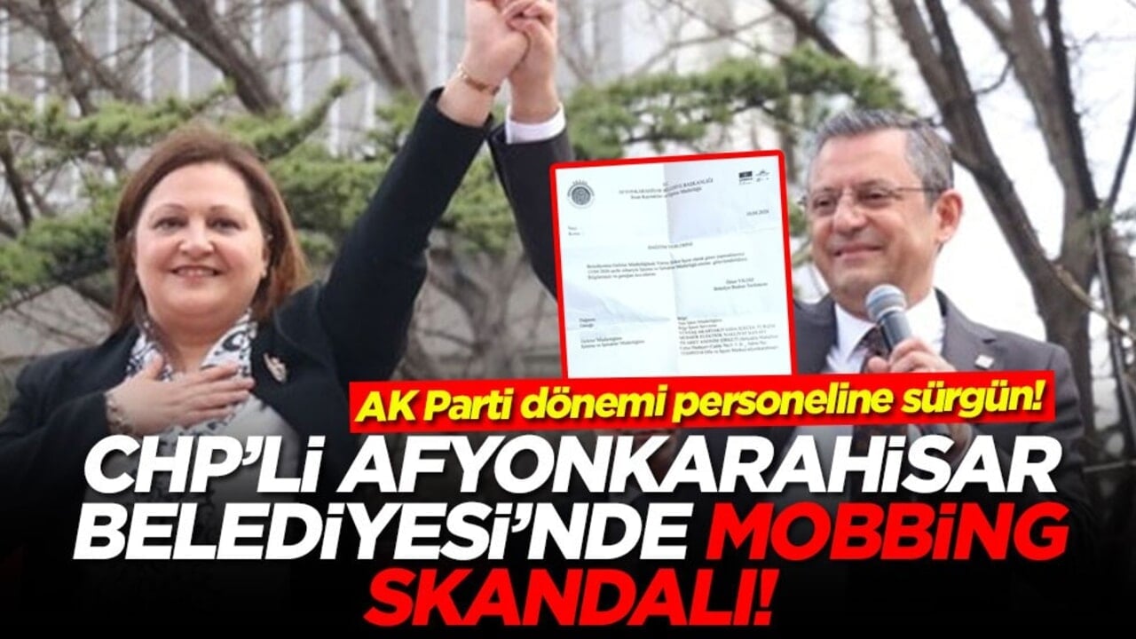AK Parti dönemi personeline sürgün! CHP’li Afyonkarahisar Belediyesi'nde mobbing skandalı