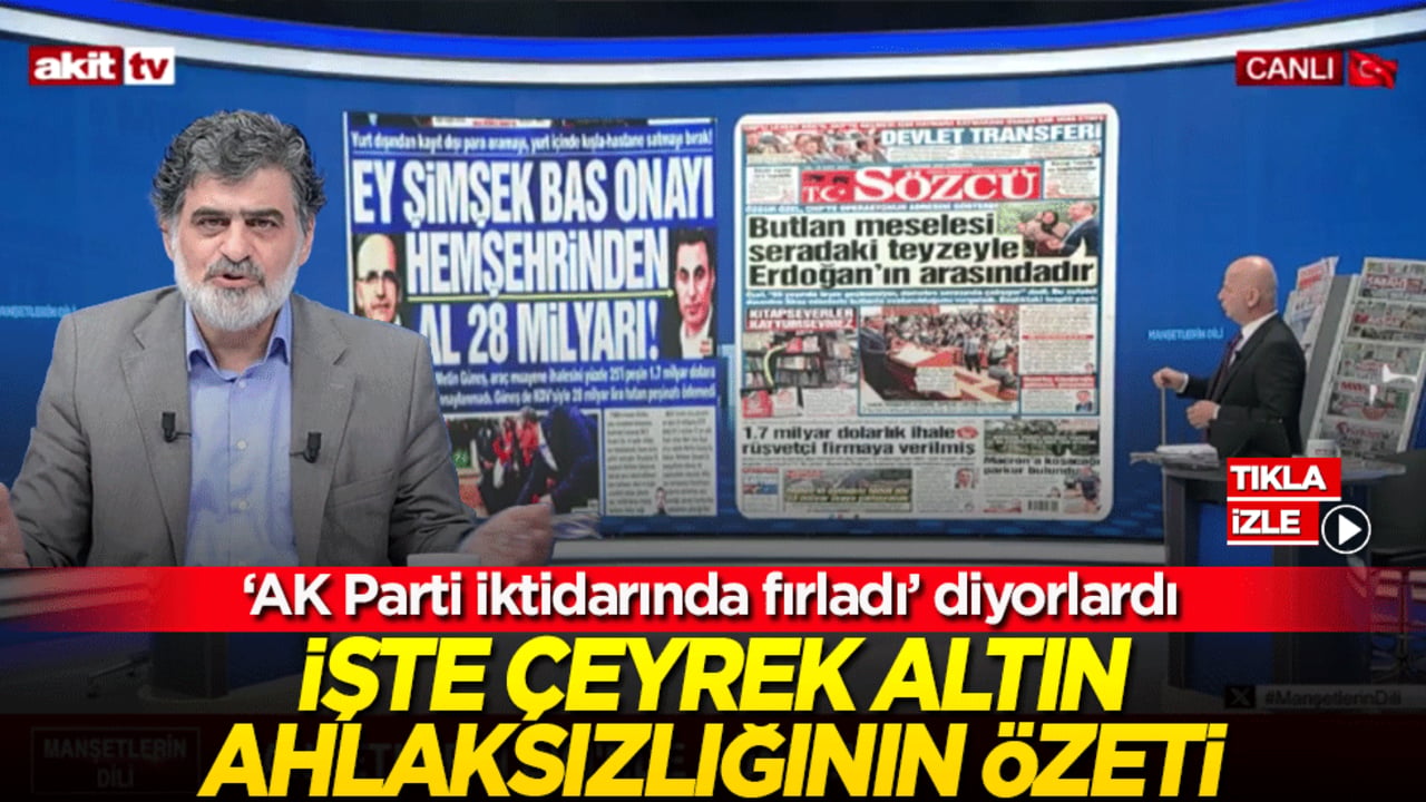 ‘AK Parti iktidarında fırladı’ diyorlardı! İşte çeyrek altın ahlaksızlığının özeti