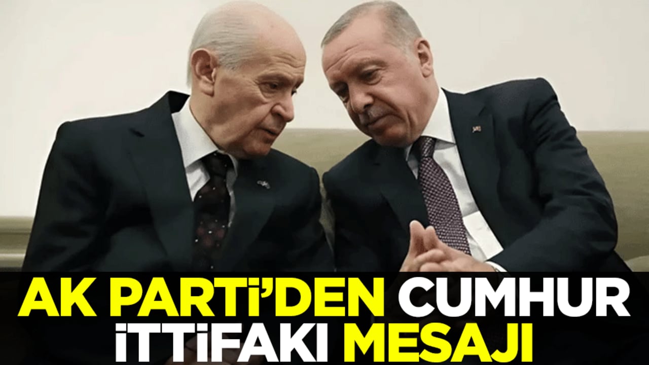 AK Parti'den Cumhur İttifakı mesajı