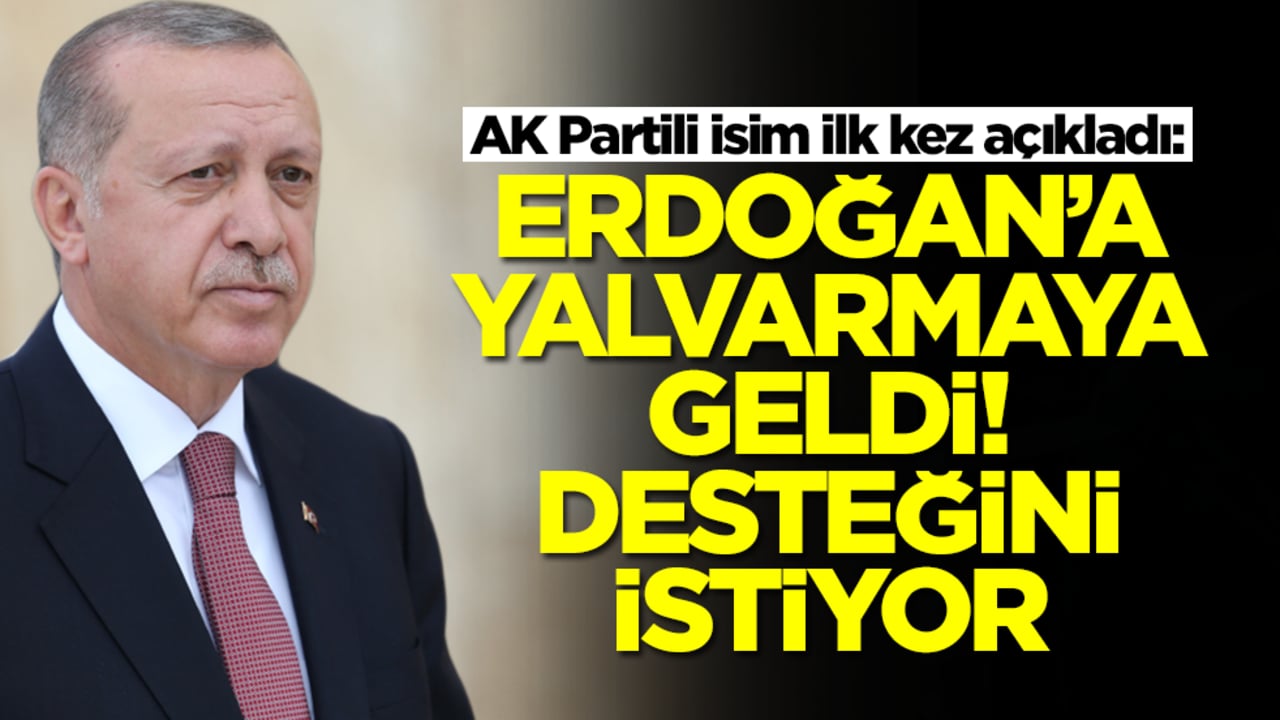 AK Partili isim ilk kez açıkladı: Erdoğan'a yalvarmaya geldi! Desteğini istiyor